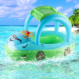 Bouée piscine forme voiture Mybooni — Pour bébé et enfant 4-6 ans
