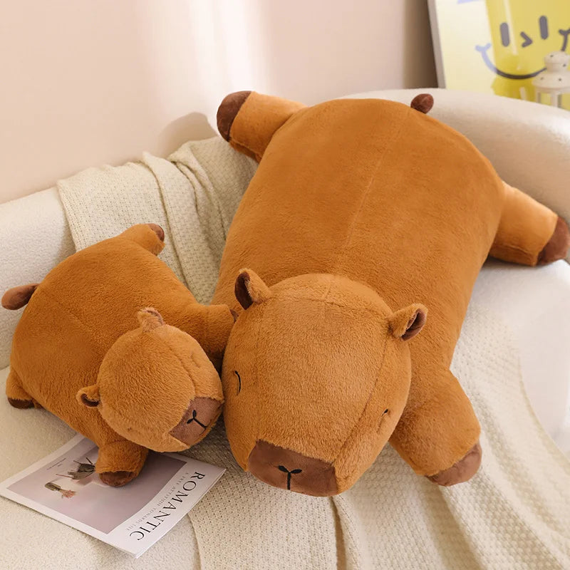 Détail matière — Giant Kawaii Capybara Plush Doll Floor Mat High