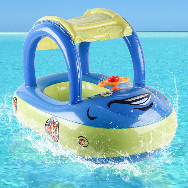Bouée piscine forme voiture Mybooni — Pour bébé et enfant 4-6 ans