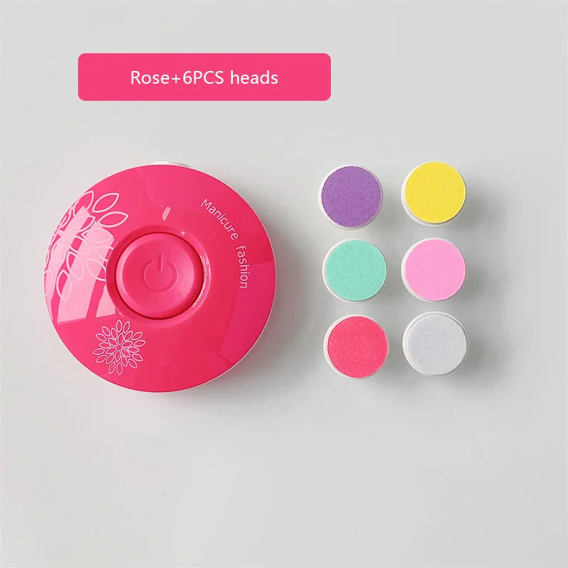 Lime à ongles électrique bébé cartoon - kit manucure pédicure nouveau-né outil soin enfant adulte
