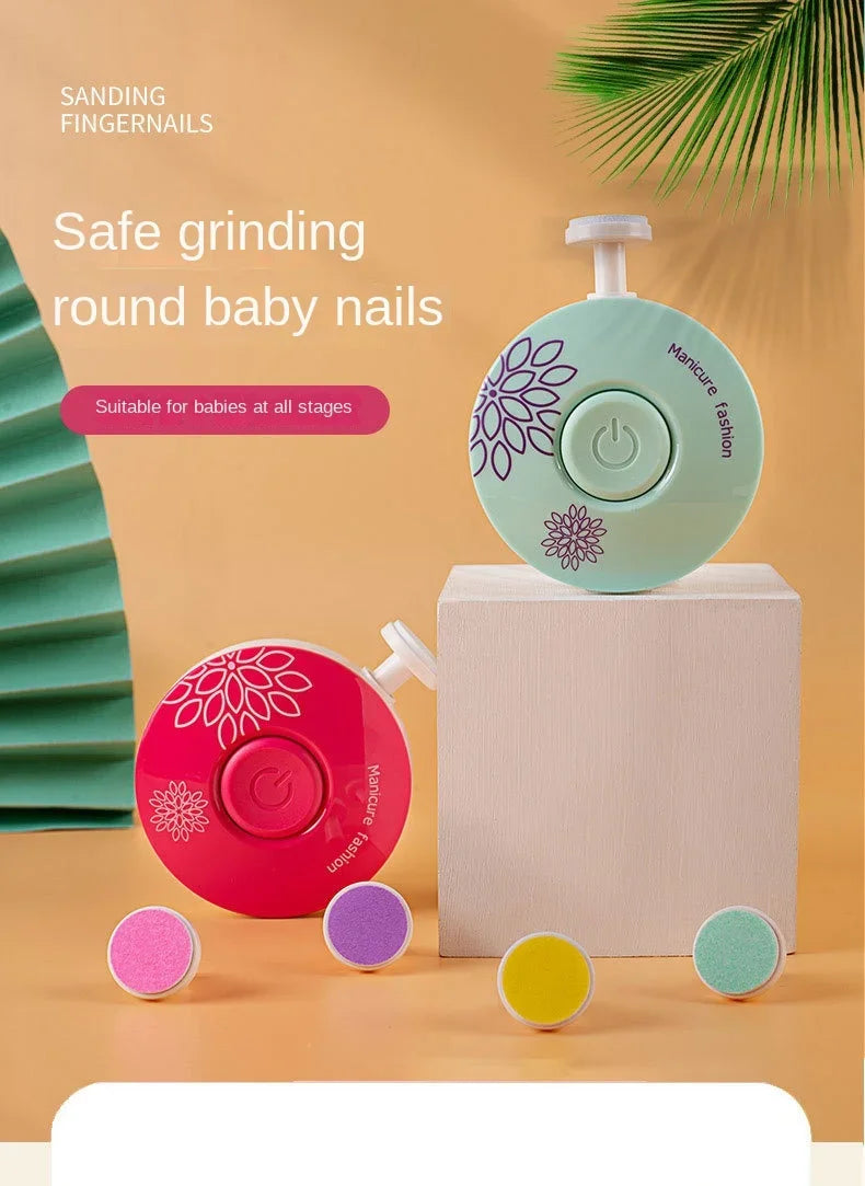 Coupe-ongles électrique bébé outil hygiène - ciseau manucure kit soin nourrisson nouveau-né