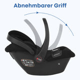 Siège auto bébé BabyVoyage I-Size jusqu'à 12kg - auvent solaire et ISOFIX
