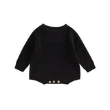 Combinaison tricot nouveau-né printemps-automne - grenouillère pull casual garçon fille 0-2 ans