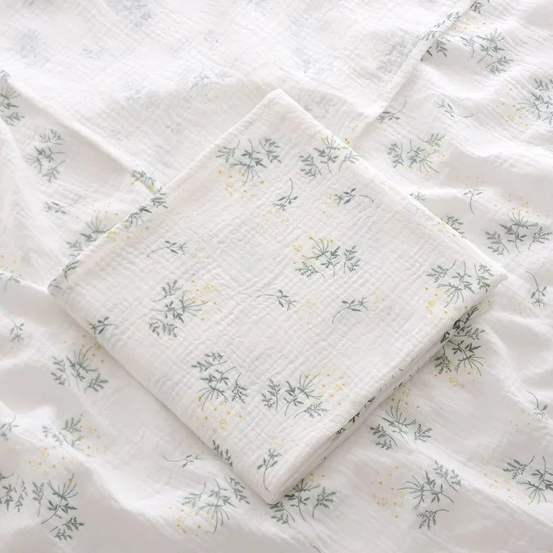 Couverture mousseline coton été pour nouveau-né