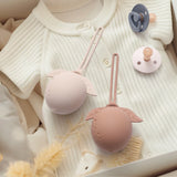 Boîte à tétine silicone design citron pour bébé