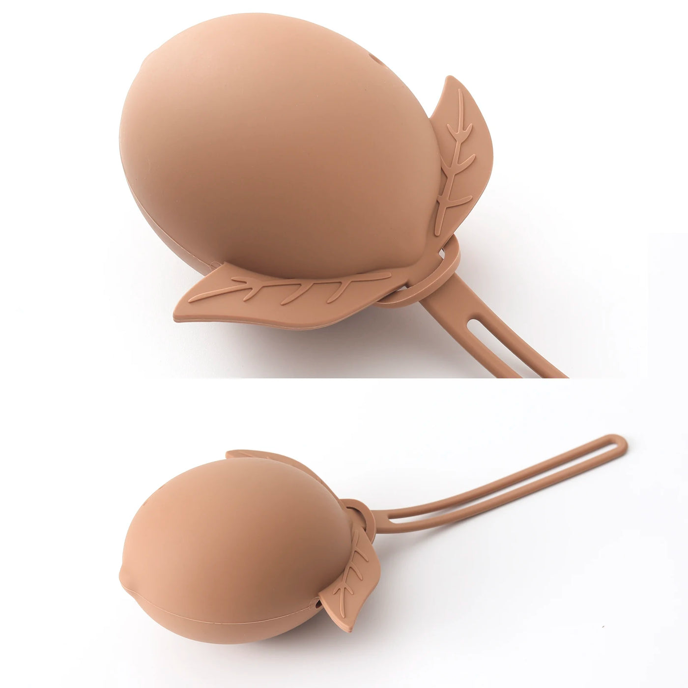 Boîte à tétine silicone design citron pour bébé