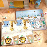 Tapis de jeu bébé EPE non toxique Mybooni — 5 tailles tapis d'activité sécurisé