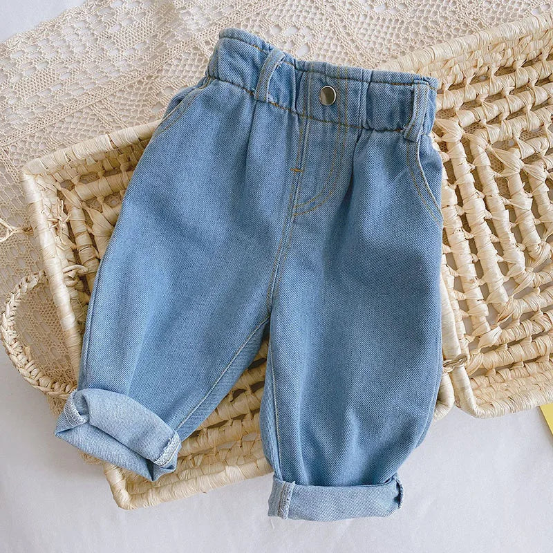 Pantalon droit enfant MILANCEL - jean mode garçon 1-6 ans printemps automne