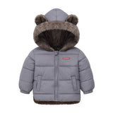 Manteau à capuche polaire Mybooni — Doublé cachemire enfant hiver