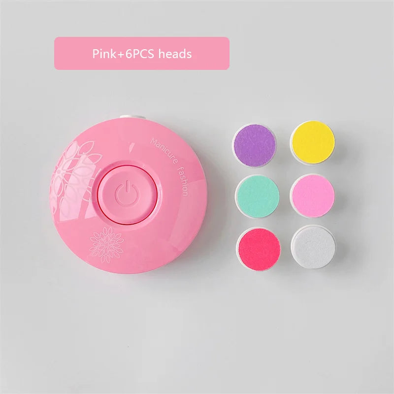 Lime à ongles électrique bébé cartoon - kit manucure pédicure nouveau-né outil soin enfant adulte