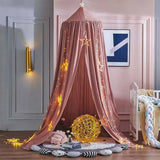 Moustiquaire lit bébé princesse baldaquin - rideau ciel de lit décoratif fille