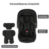 Siège auto i-Size Isofix Mybooni — Léger avec auvent solaire
