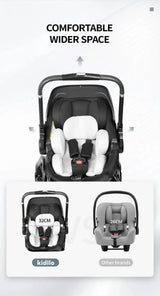 Poussette 4-en-1 Bouni — espace intérieur large 32 cm