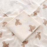 Couverture mousseline coton été pour nouveau-né