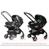 Poussette 3-en-1 portable Bouni — Nacelle nouveau-né et siège auto