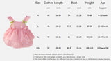 Robe d'anniversaire bébé fille fleur rose - robe gâteau élégante fête 0-2 ans