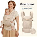 Porte-bébé Egobaby Omni Deluxe ergonomique 360 - sac à dos avec ceinture lombaire et sangle épaule
