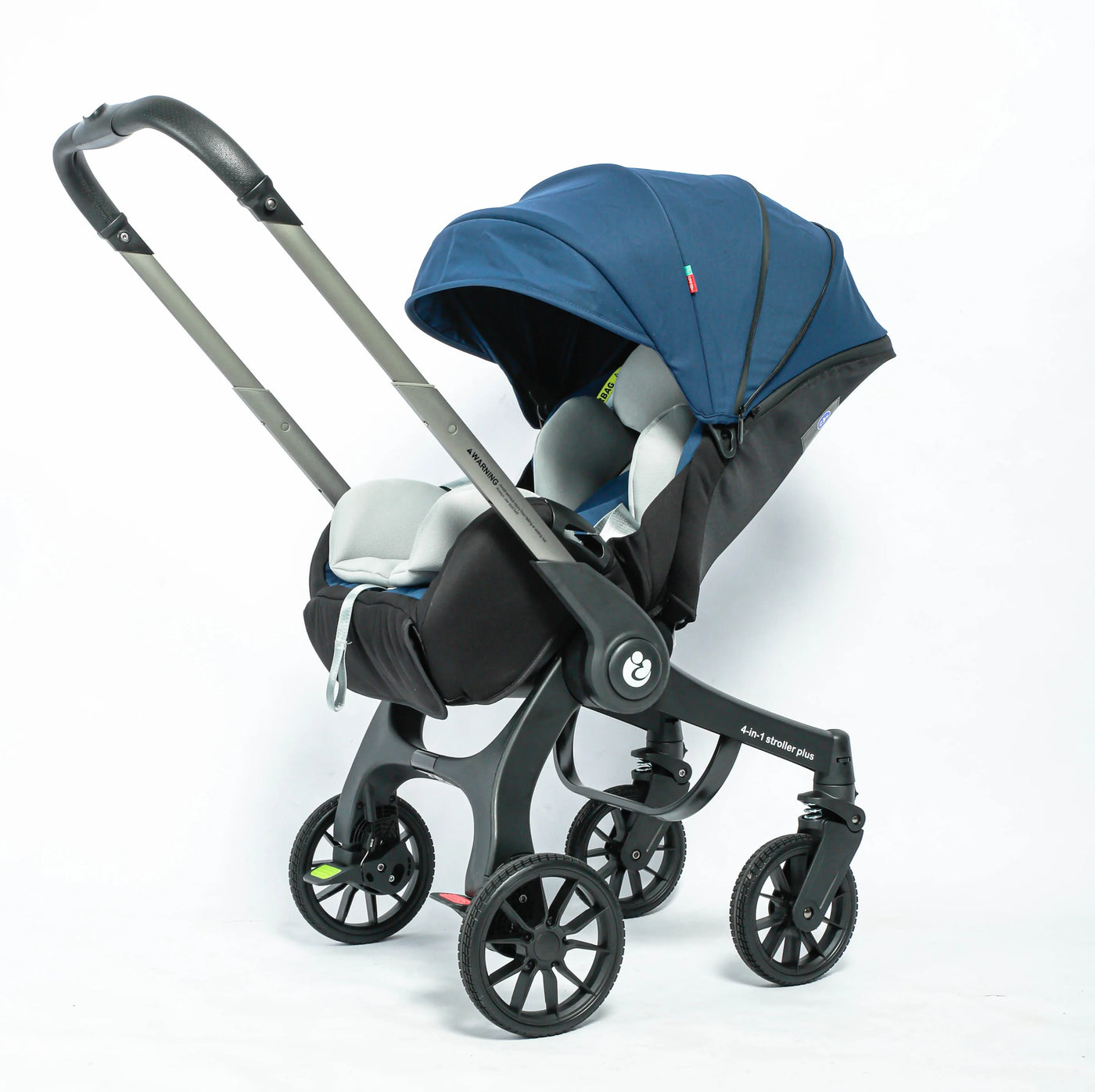 Poussette 4-en-1 pliable Bouni — Siège auto intégré