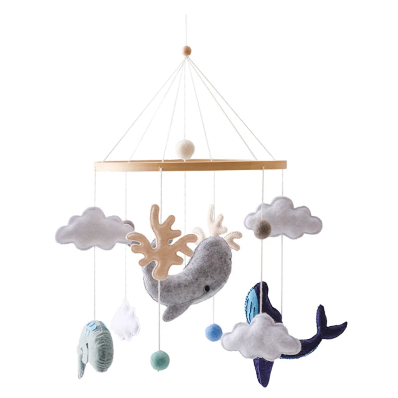 Mobile musical bois lit bébé Mybooni — Hochet suspendu boîte à musique