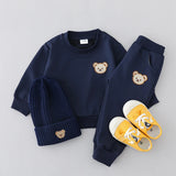 2PCS Children's Set Spring and Autumn Simple Li — vue complémentaire 4