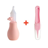 Aspirateur nasal silicone bébé - pompe aspiration nettoyeur nez enfant outil nettoyage nasal