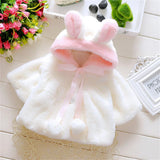 Cape enfant laine polaire Mybooni — Avec oreilles automne hiver fille