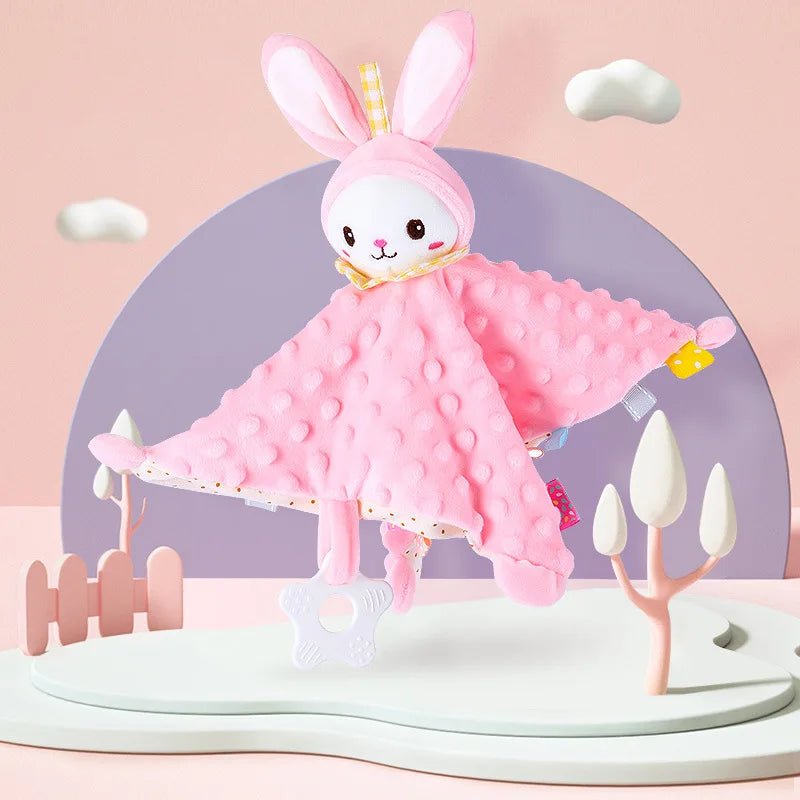 Doudou réconfort lapin-éléphant Mybooni — Couverture sécurité compagnon sommeil