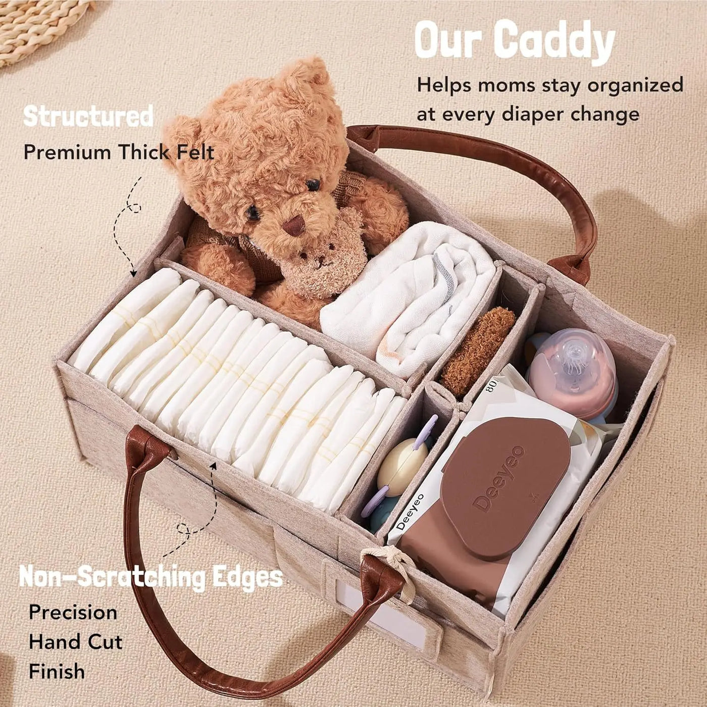 Porte-bébé ergonomique — vue face | Bouni