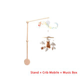 Mobile musical bois lit bébé Mybooni — Hochet suspendu boîte à musique