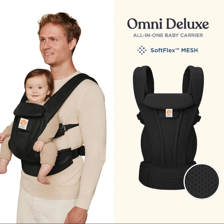 Porte-bébé ergonomique Omni 360° Mybooni — Sac à dos avec sangle et ceinture