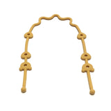 Attache-tétine silicone avec sangle de sécurité - accessoire poussette et chaise haute