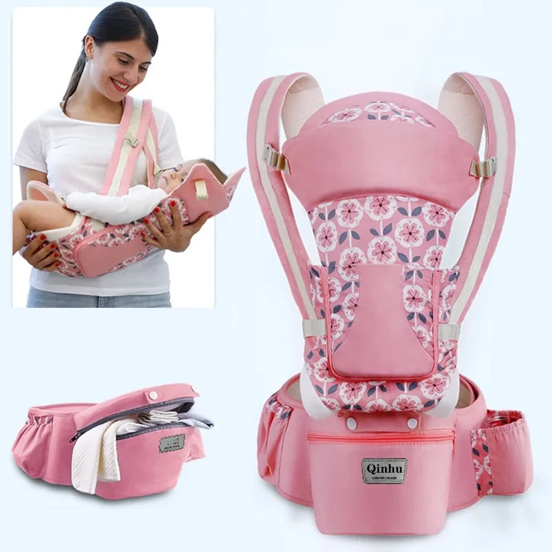 Porte-bébé ergonomique hanche Mybooni — Kangourou avant et arrière nouveau-né