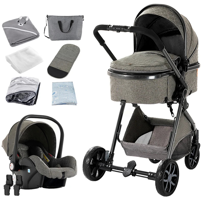 Système voyage 3-en-1 Mybooni — Siège auto harnais sécurité nouveau-né