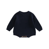 Barboteuse tricot bébé Mybooni | Pull manches longues — Garçon & Fille 0-2 ans