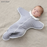 Gigoteuse nouveau-né anti-sursaut mains levées coton - turbulette emmaillotage couverture bébé