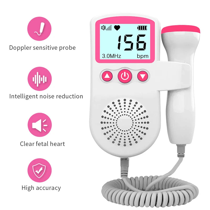 3.0MHz Fetal Doppler Infant Antenatal Heart Rat — vue complémentaire 8
