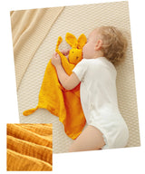 Serviette confort bébé mousseline coton - doudou bandana nouveau-né jouet éveil apaisement sommeil