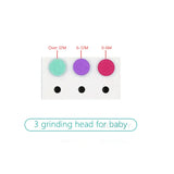 Lime à ongles électrique bébé cartoon - kit manucure pédicure nouveau-né outil soin enfant adulte