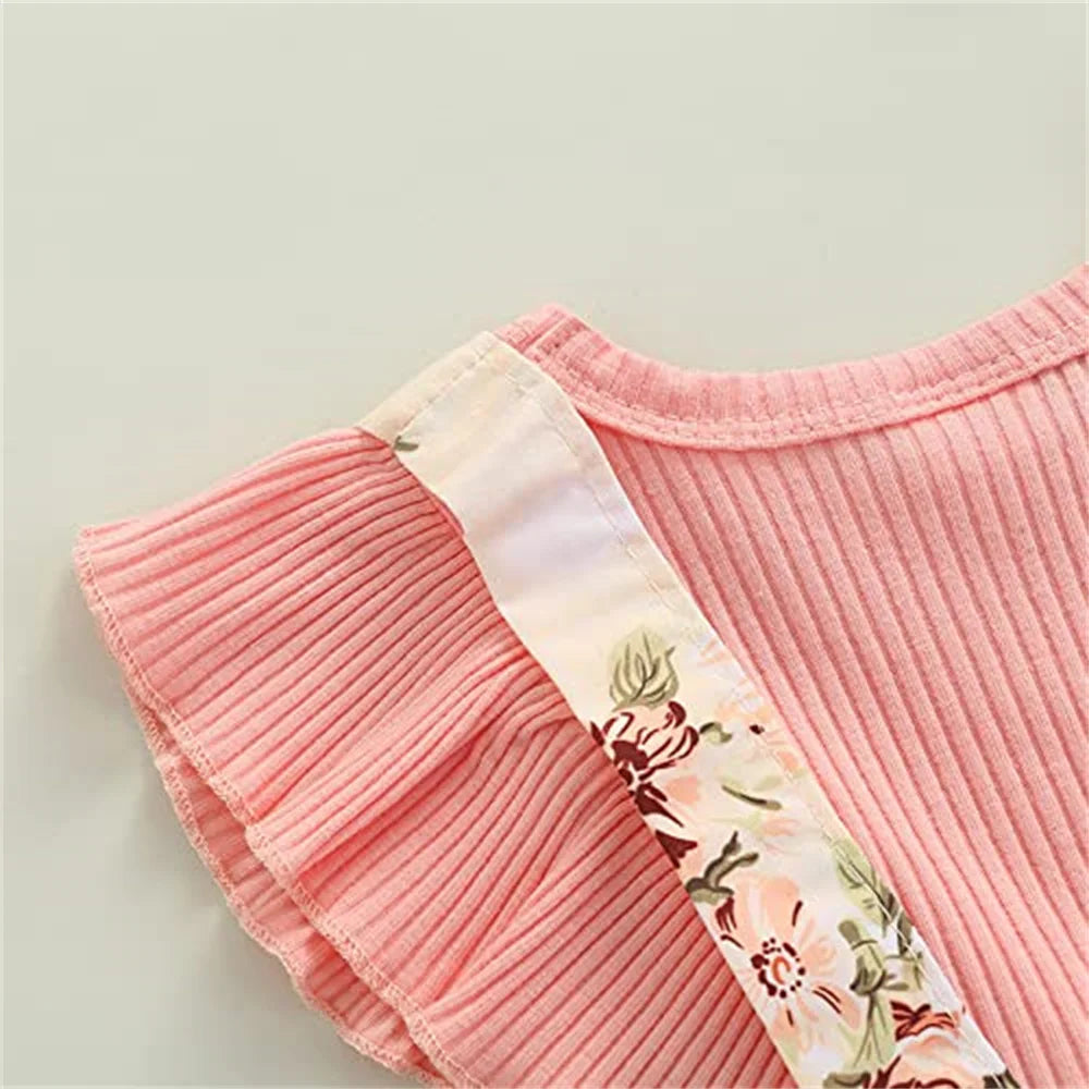 Robe bébé fille manches volantées Mybooni — Imprimé papillons 0-18M