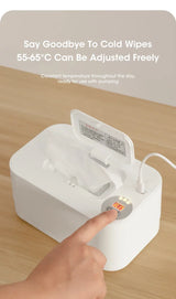 Chauffe-lingettes bébé USB intelligent - appareil chauffant lingettes et serviettes coton