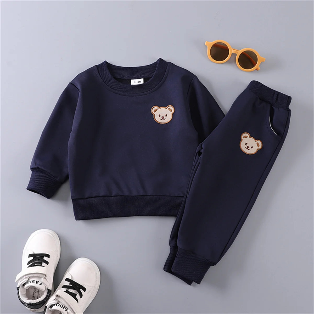 2PCS Children's Set Spring and Autumn Simple Li — vue complémentaire 14