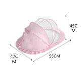 Moustiquaire lit pliable bébé - baldaquin yourte ombrage protection insectes