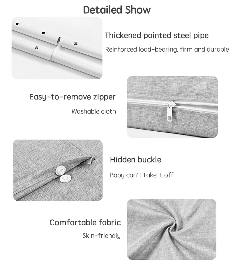 Barrière de lit enfant 47 cm Mybooni — Garde-corps protection antichute